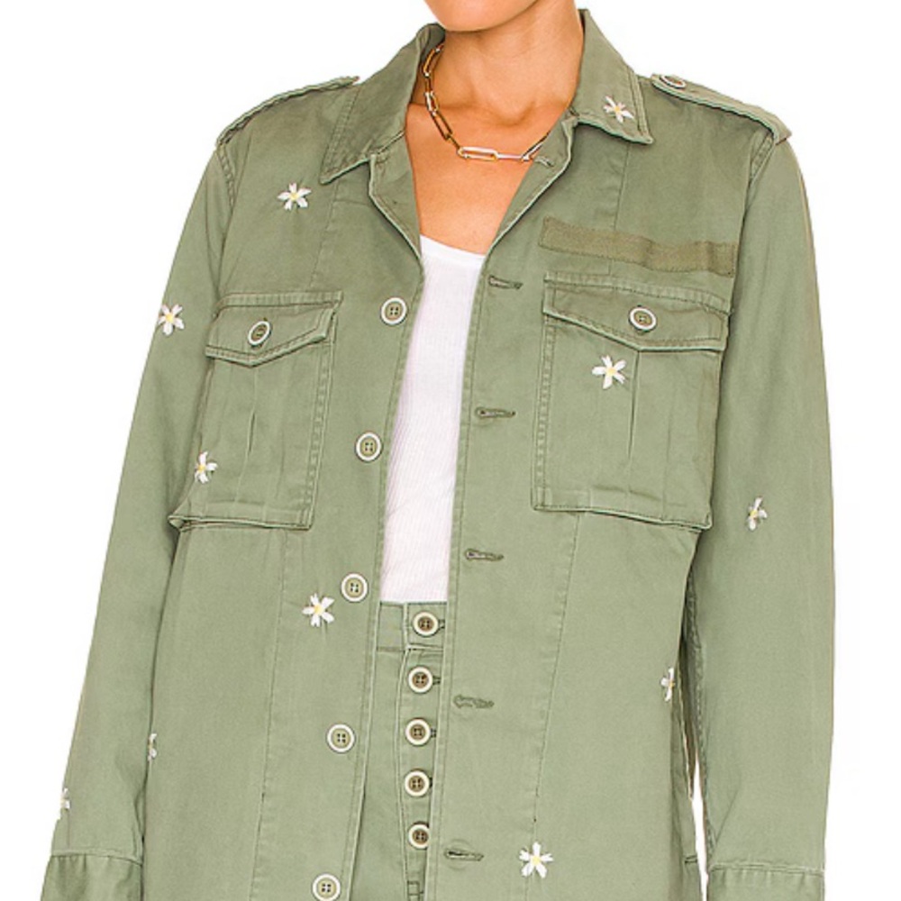 Pistola Green Military Jacket